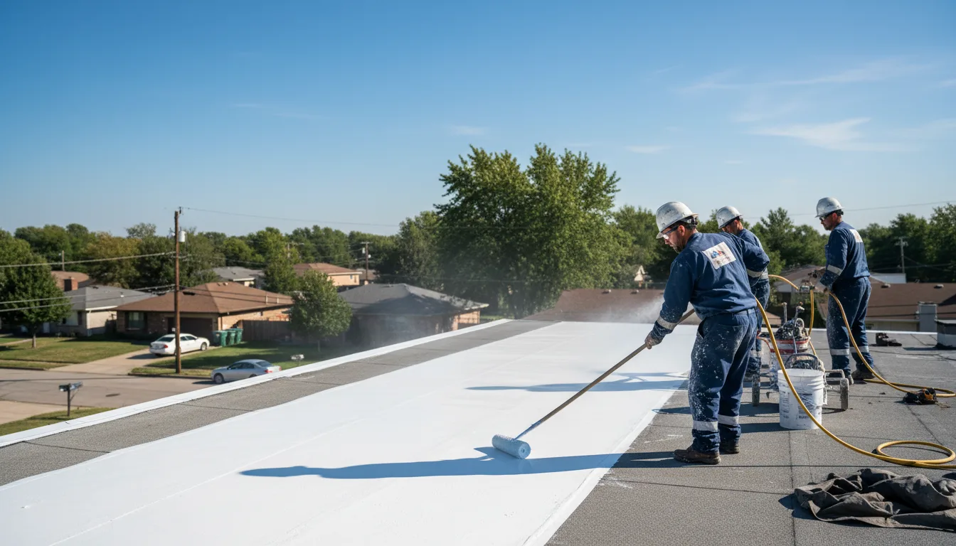 Commercial roof coating in Morris, GA near me